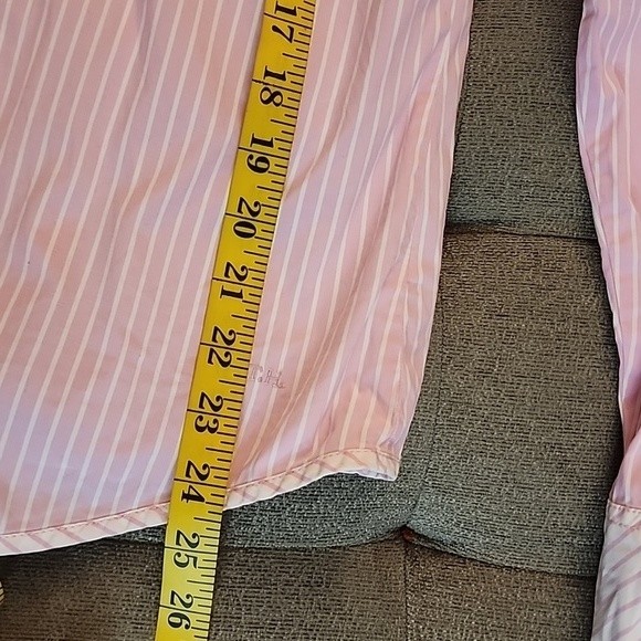 Tommy Hilfiger pink striped button down vintage 90's top size 12 - Picture 10 of 11